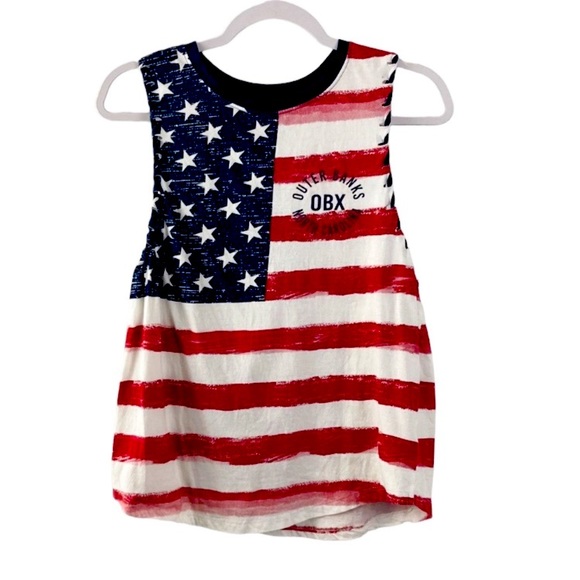 U.S Vintage Tops Us Vintage Brand Usa Stars Stripes Outer Banks Obx